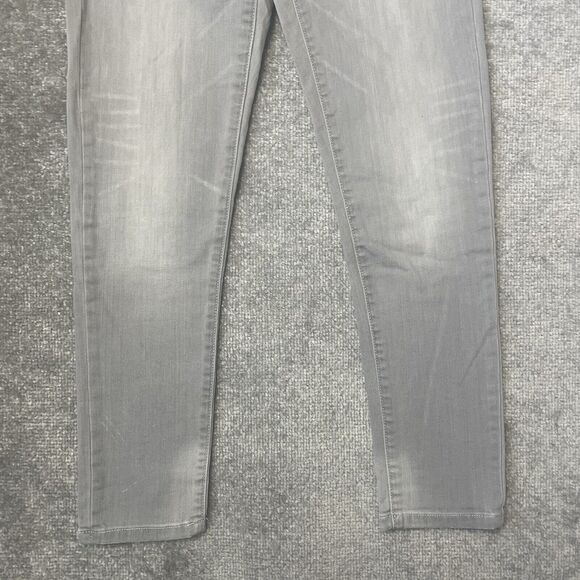 Banana Republic Jeans Womens 27 Light Grey Skinny Stretch Denim Pants Casual - Picture 3 of 11